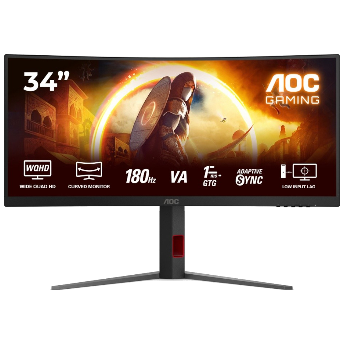 Monitor AOC CU34G4 34″ WQHD 180 Hz zakrzywiony