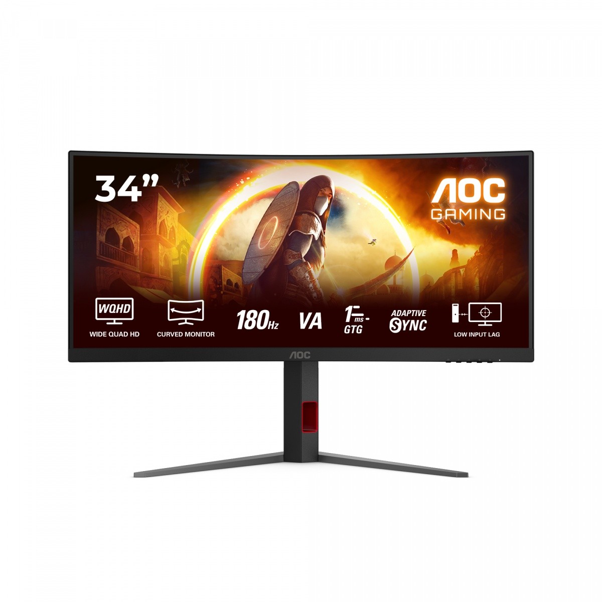 Monitor AOC CU34G4 34″ WQHD 180 Hz zakrzywiony